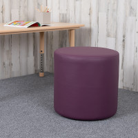 Flash Furniture ZB-FT-045R-18-PURPLE-GG Soft Seating Collaborative Circle for Classrooms and Common Spaces - 18